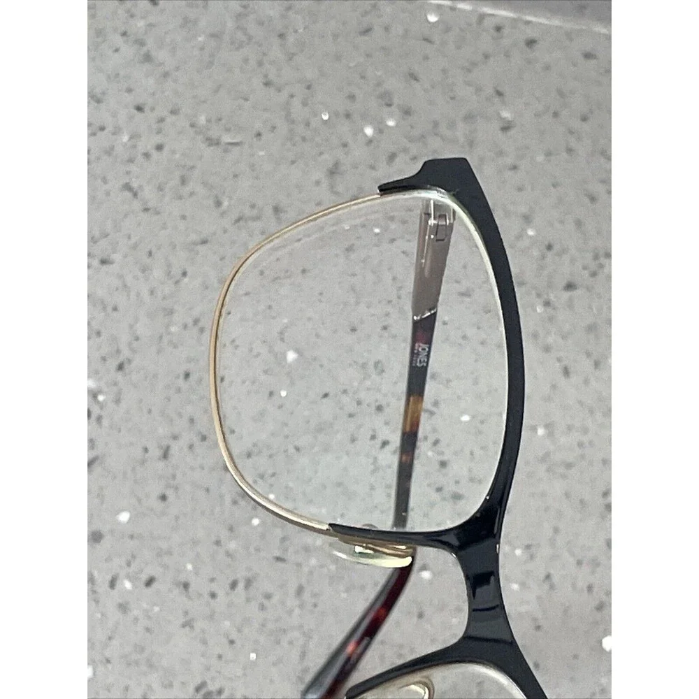 JONES NEW YORK J490 BLACK full rim 55/16/140 FLEX HINGE EYEGLASSES Frames Only